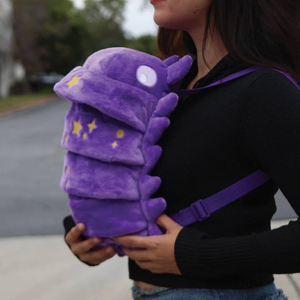 Purple Roly Poly Plush Backpack - Picture 6 of 6